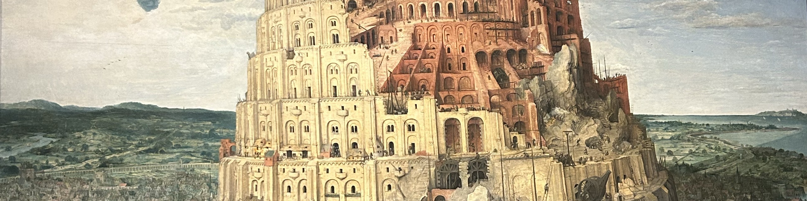 The Tower of Babel, from Pieter Bruegel the Elder's painting